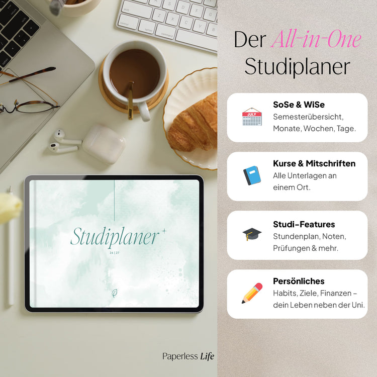 Digital Study Planner 2025/26 "Study-Buddy"
