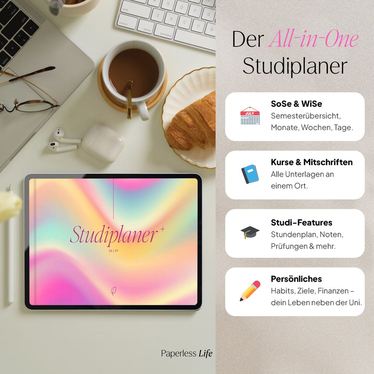 Digital Study Planner 2025/26 "Study-Buddy"