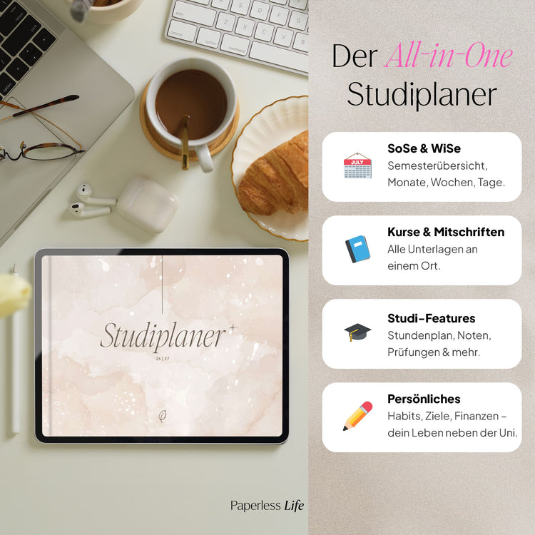 Digital Study Planner 2025/26 "Study-Buddy"