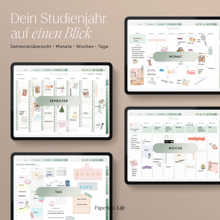 Digital Study Planner 2025/26 "Study-Buddy"