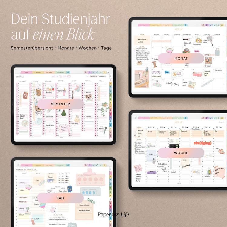 Digital Study Planner 2025/26 "Study-Buddy"