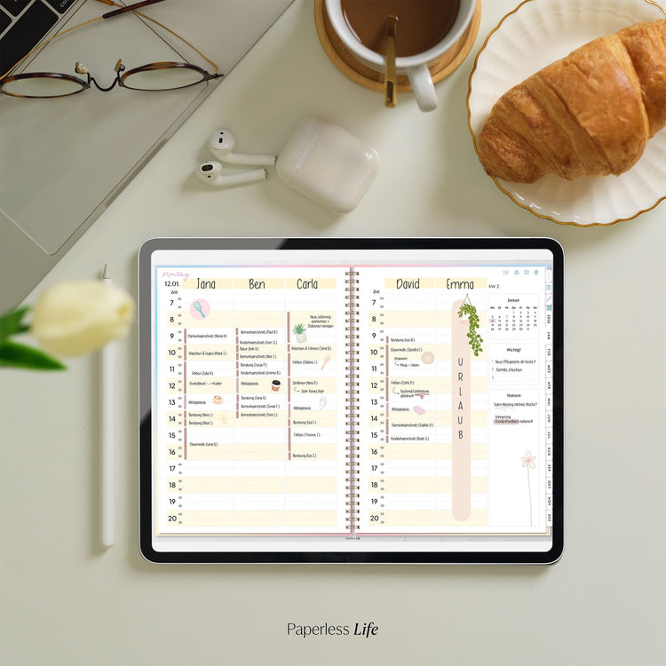Digitaler Terminplaner 2026 | Für Solo-Selbstständige und kleine Teams