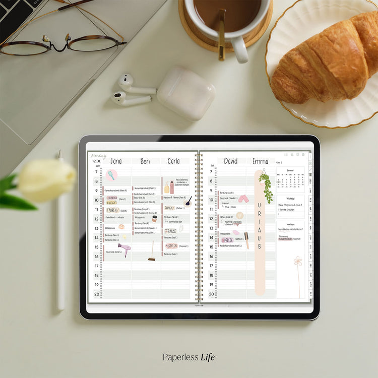 Digitaler Terminplaner 2026 | Für Solo-Selbstständige und kleine Teams