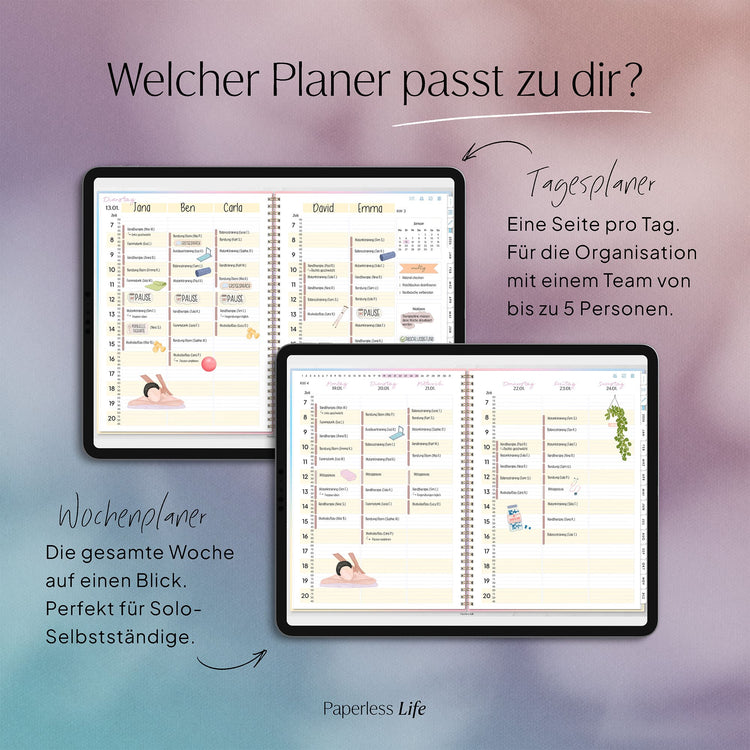 Digitaler Terminplaner 2026 | Für Solo-Selbstständige und kleine Teams