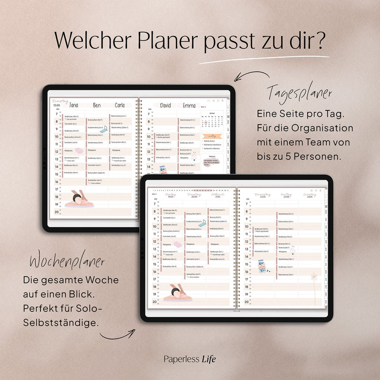 Digitaler Terminplaner 2026 | Für Solo-Selbstständige und kleine Teams