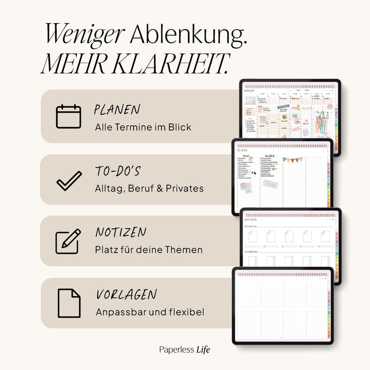 Digital Weekly Planner 2025