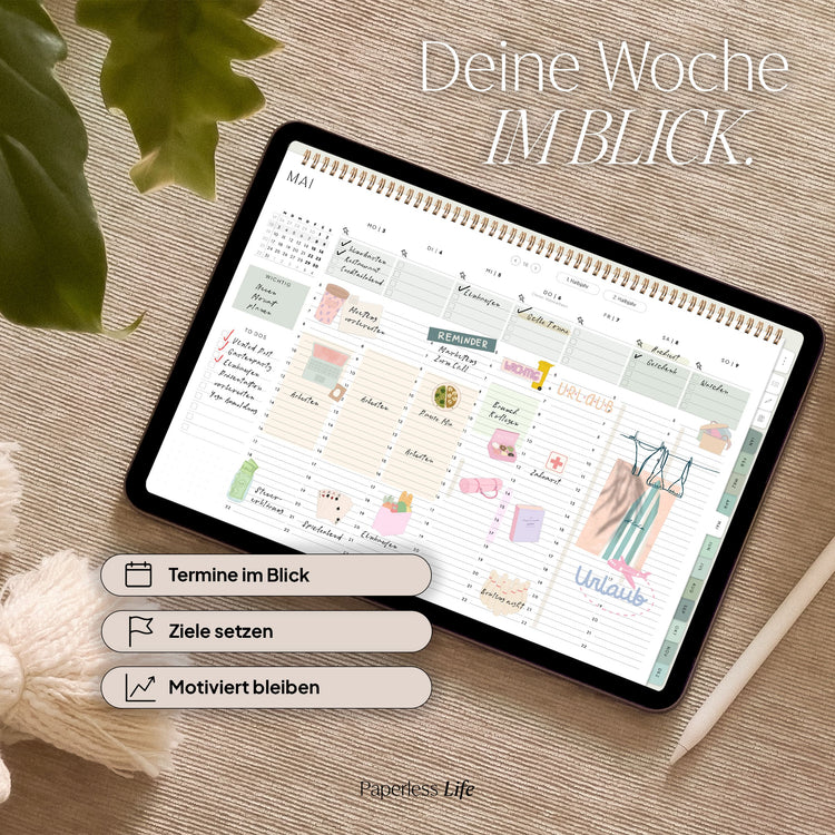 Digital Weekly Planner 2025
