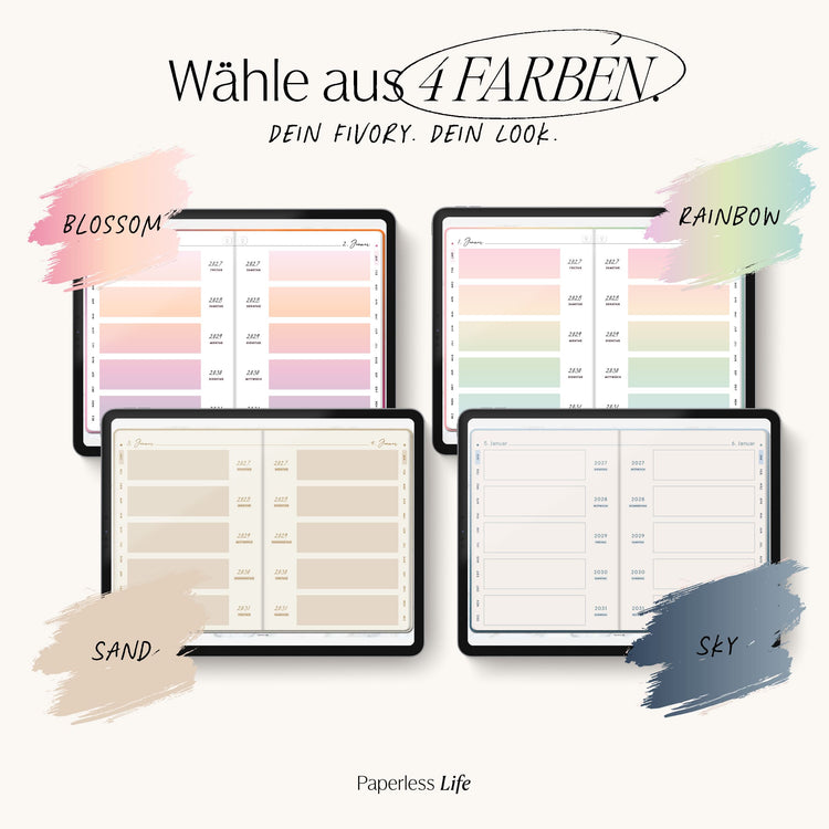 Fivory – Das 5-Jahres-Tagebuch | 2027-2031