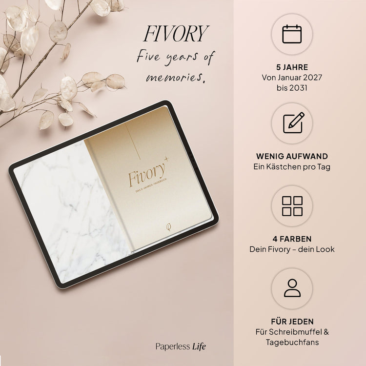 Fivory – Das 5-Jahres-Tagebuch | 2027-2031