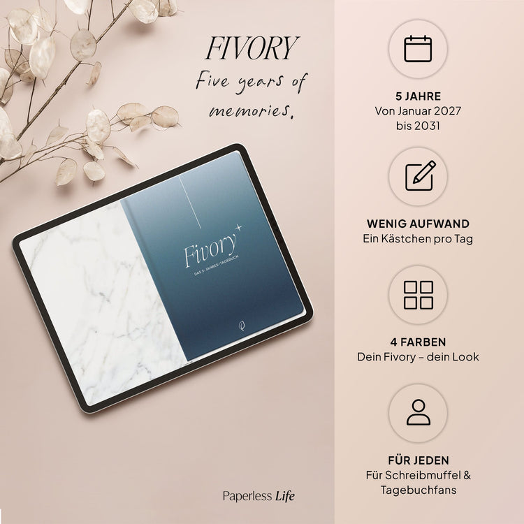 Fivory – Das 5-Jahres-Tagebuch | 2027-2031