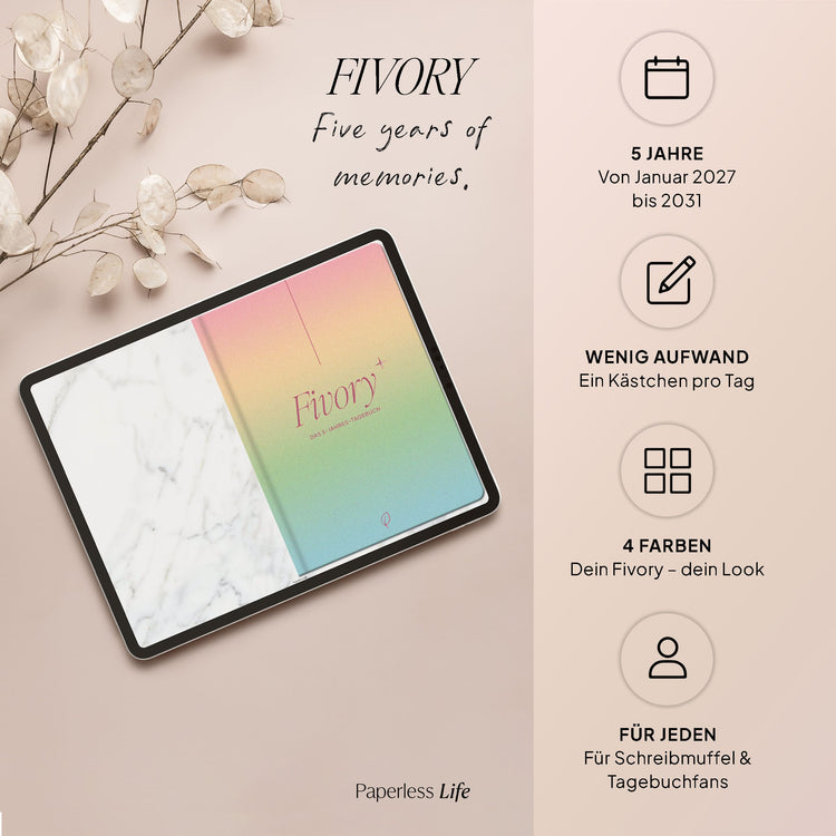 Fivory – Das 5-Jahres-Tagebuch | 2027-2031