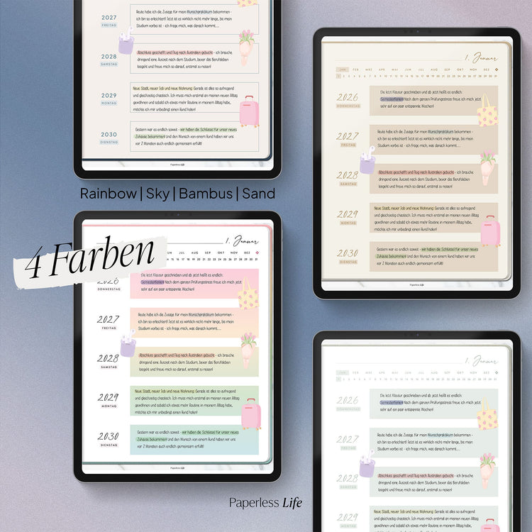 Fivory – Das 5-Jahres-Tagebuch | 2026-2030