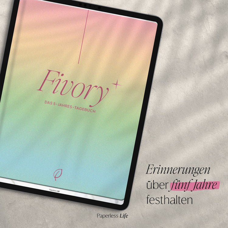 Fivory – Das 5-Jahres-Tagebuch | 2026-2030