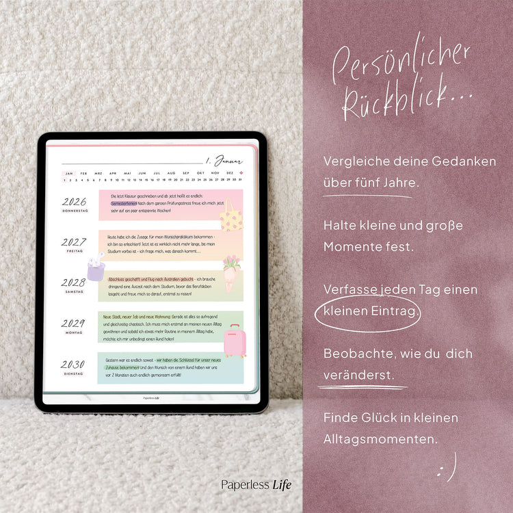 Fivory Bundle – Das 5-Jahres-Tagebuch | 2026-2030