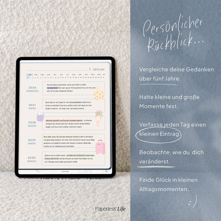 Fivory Bundle – Das 5-Jahres-Tagebuch | 2026-2030