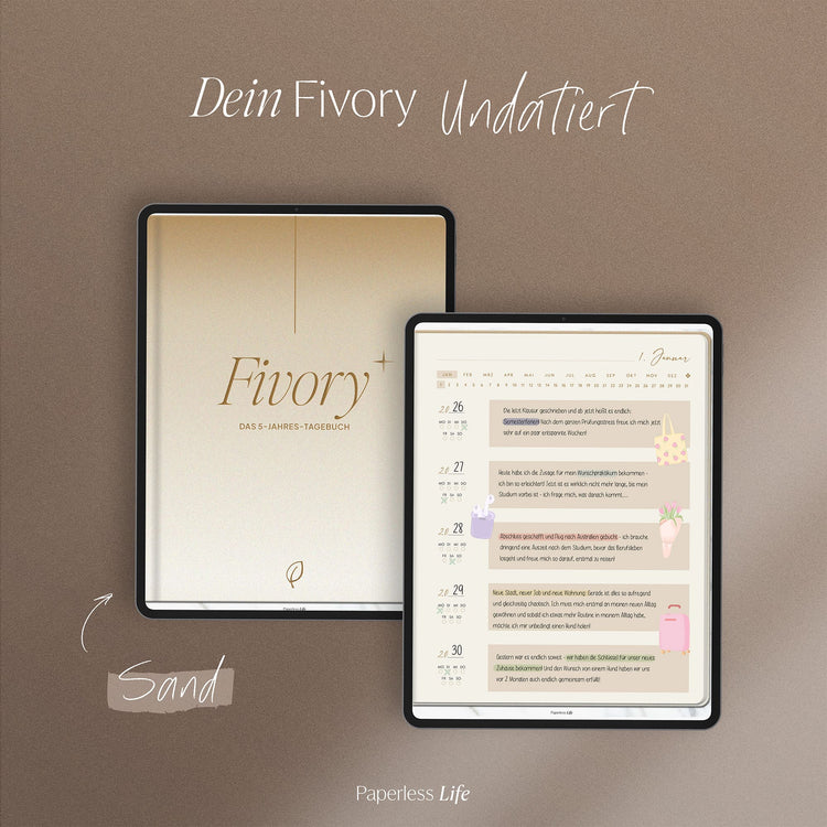 Fivory – Das 5-Jahres-Tagebuch | Undatiert