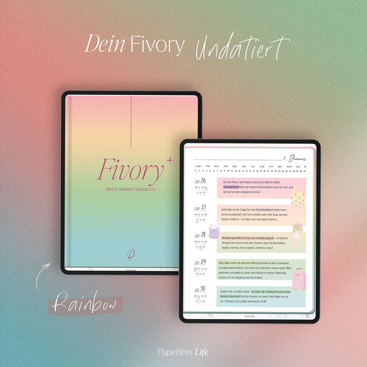 Fivory – Das 5-Jahres-Tagebuch | Undatiert