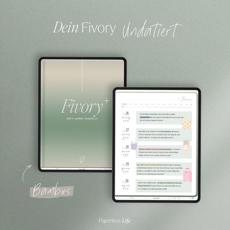 Fivory – Das 5-Jahres-Tagebuch | Undatiert