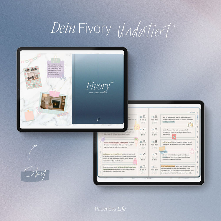 Fivory – Das 5-Jahres-Tagebuch | Undatiert