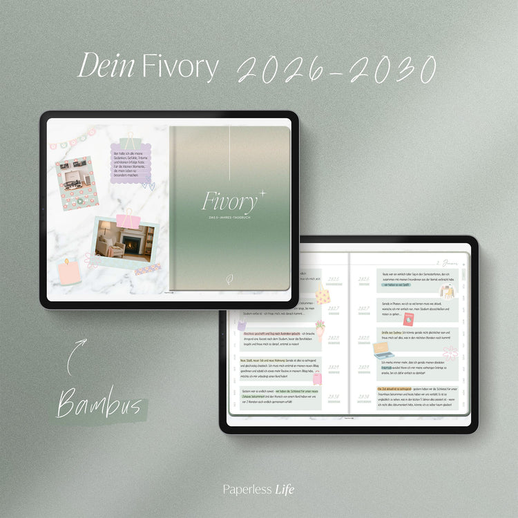Fivory – Das 5-Jahres-Tagebuch | 2026-2030