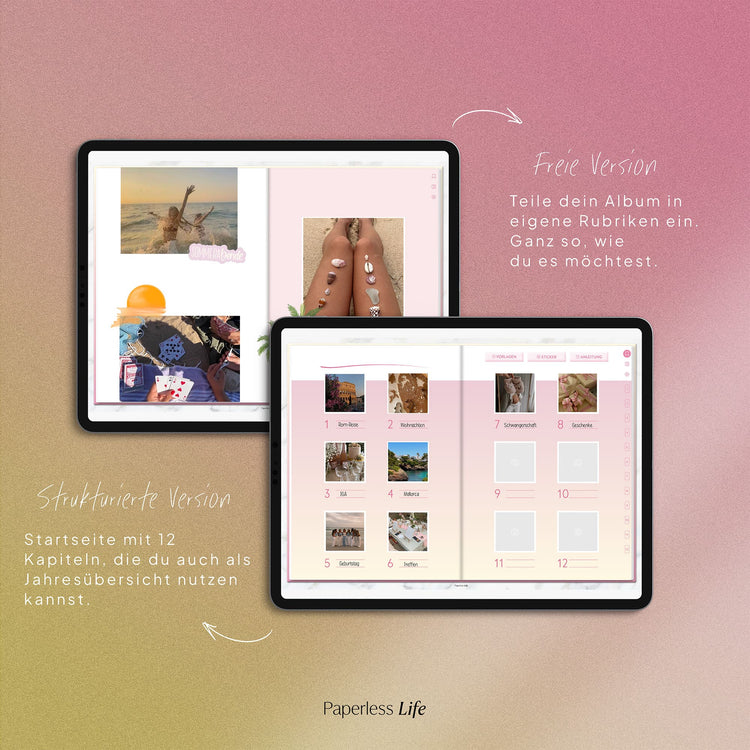 Digitales Fotoalbum | Jahresbuch | Themenalbum