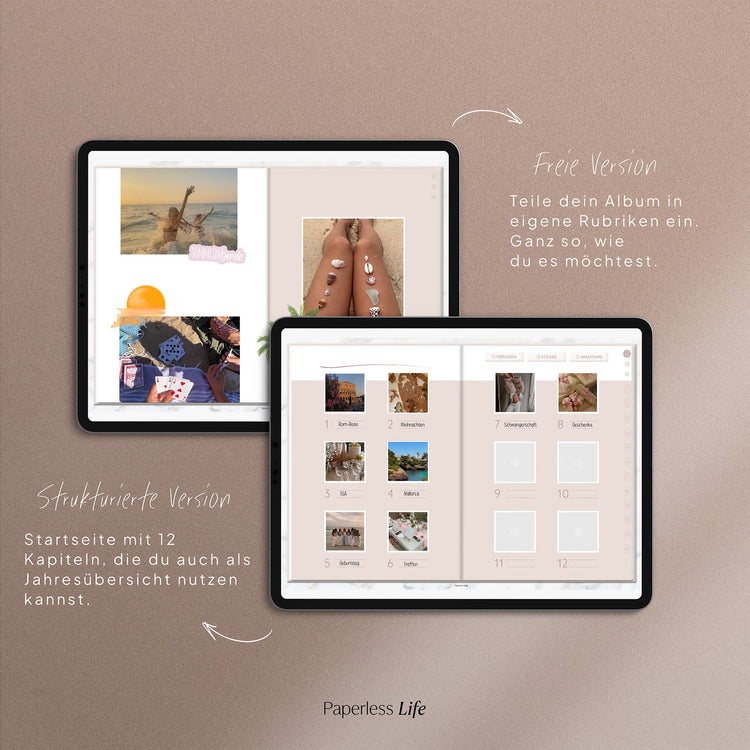 Digitales Fotoalbum | Jahresbuch | Themenalbum