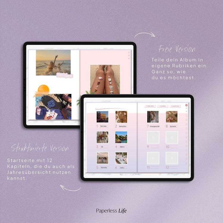 Digitales Fotoalbum | Jahresbuch | Themenalbum