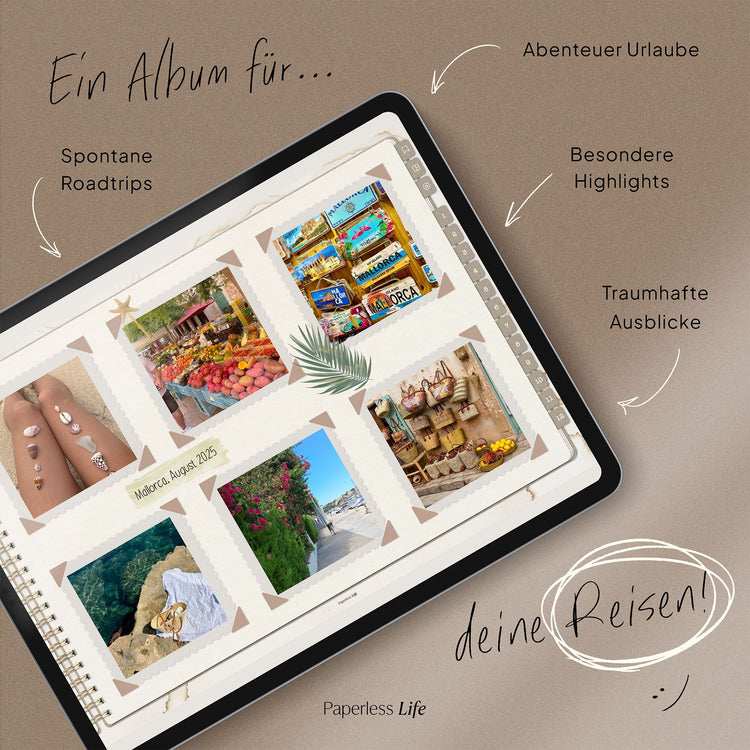 Digitales Fotoalbum | Reisen - Vintage Edition