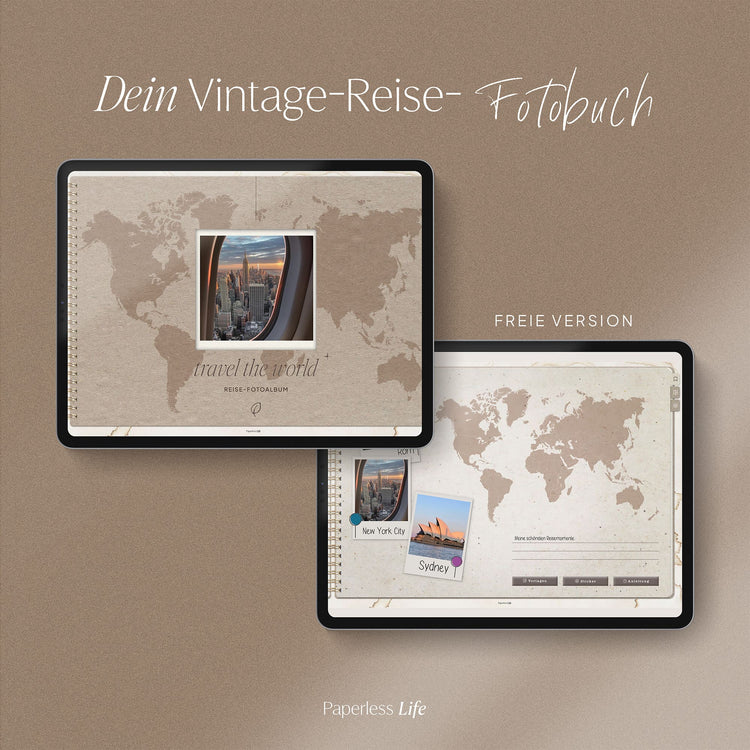 Digitales Fotoalbum | Reisen - Vintage Edition