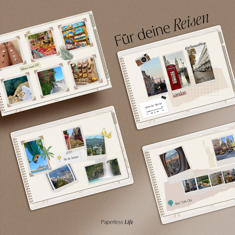 Digitales Fotoalbum | Reisen - Vintage Edition