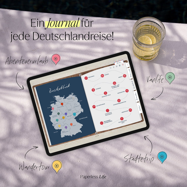 Reiselog | Das Reisetagebuch für Deutschland