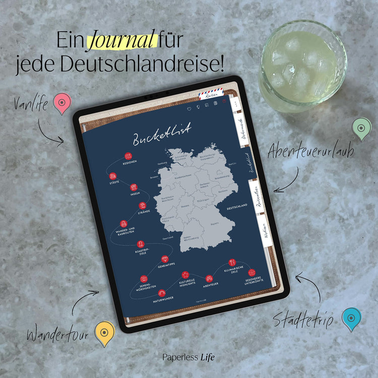 Reiselog | Das Reisetagebuch für Deutschland