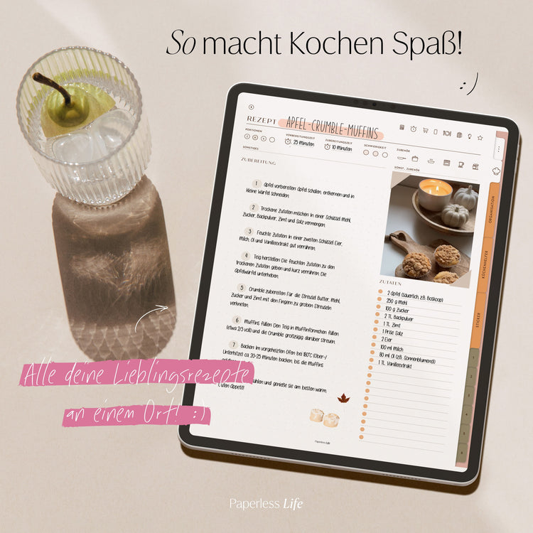 Alle deine Lieblingsrezepte an einem Ort