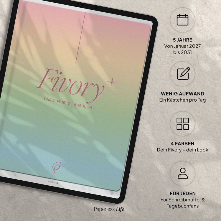Fivory – Das 5-Jahres-Tagebuch | 2027-2031