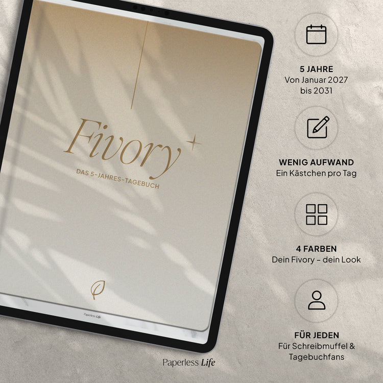 Fivory – Das 5-Jahres-Tagebuch | 2027-2031