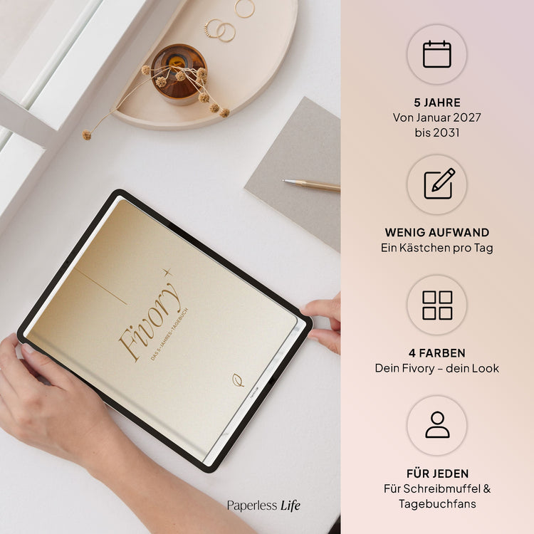 Fivory – Das 5-Jahres-Tagebuch | 2027-2031