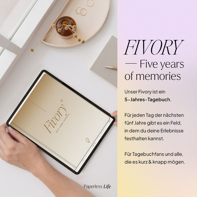 Fivory – Das 5-Jahres-Tagebuch | 2027-2031