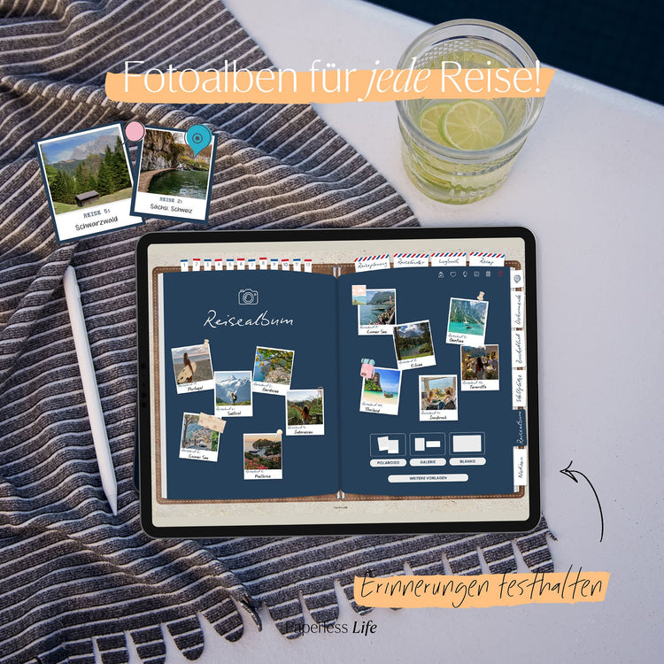 Das Weltreisetagebuch | Für 6 Monate oder 365 Tage