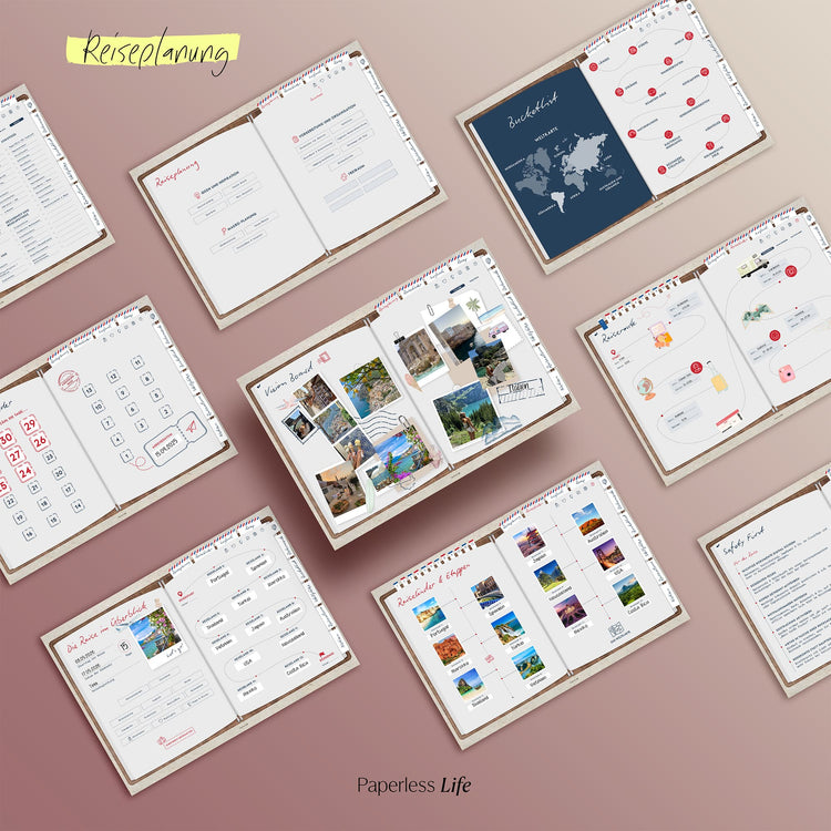 Das Weltreisetagebuch | Für 6 Monate oder 365 Tage