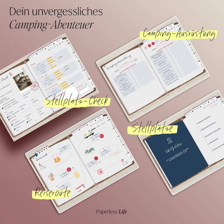 Das Weltreisetagebuch | Für 6 Monate oder 365 Tage