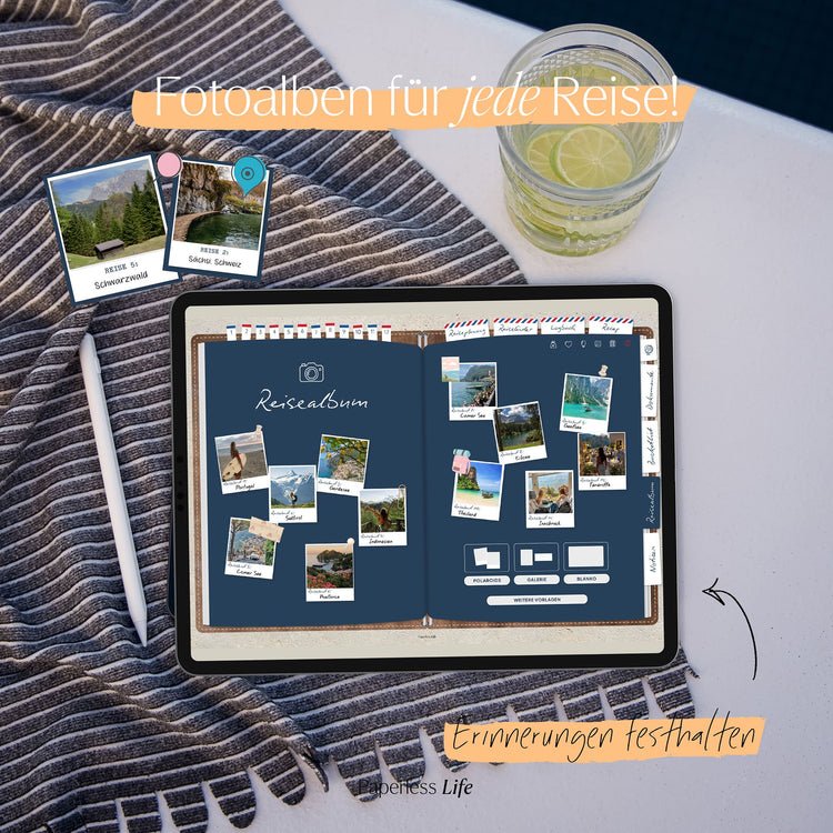 Das Weltreisetagebuch | Für 6 Monate oder 365 Tage