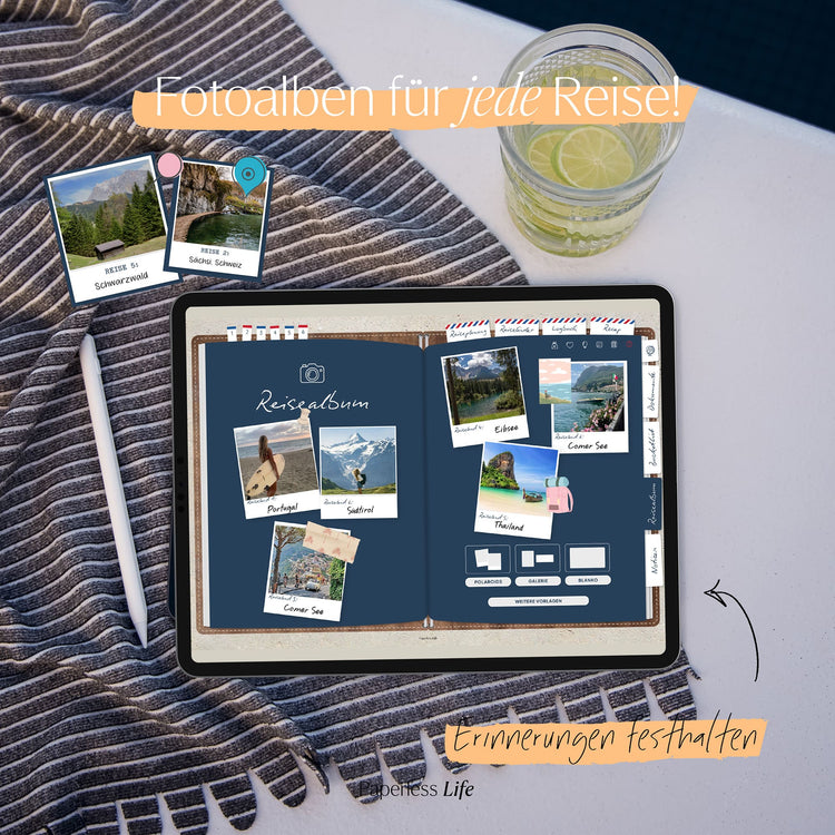 Das Weltreisetagebuch | Für 6 Monate oder 365 Tage