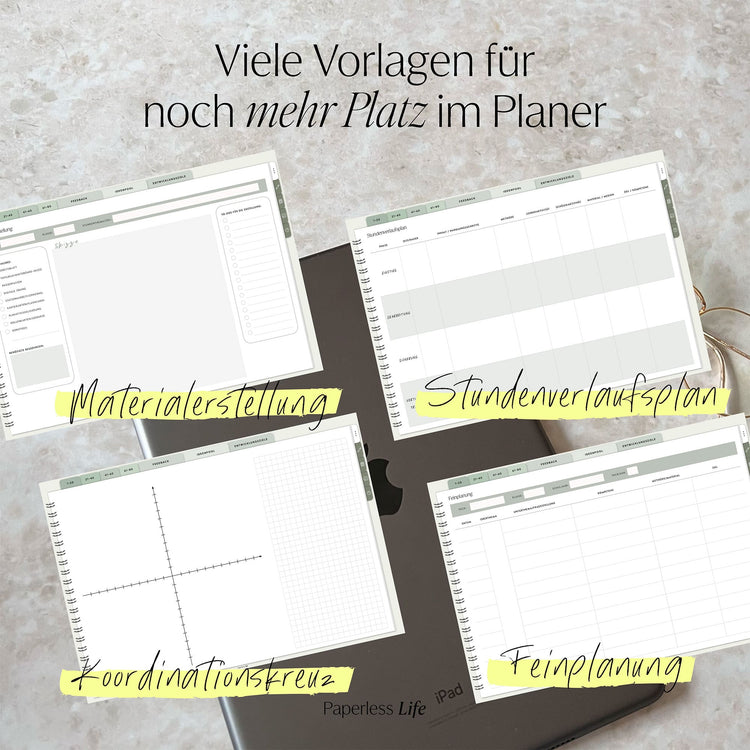 Digitales Notizbuch für den begleitenden Unterricht