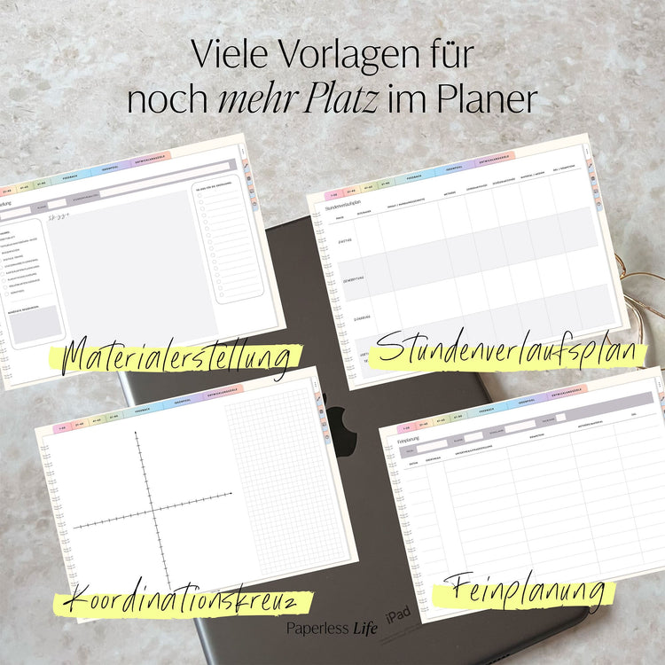 Digitales Notizbuch für den begleitenden Unterricht