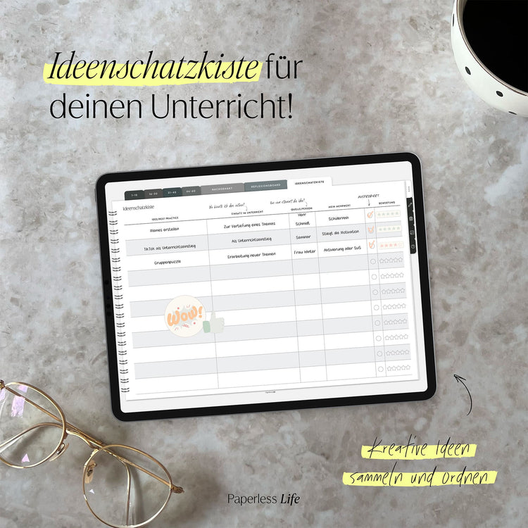 Digitales Notizbuch für Hospitationen