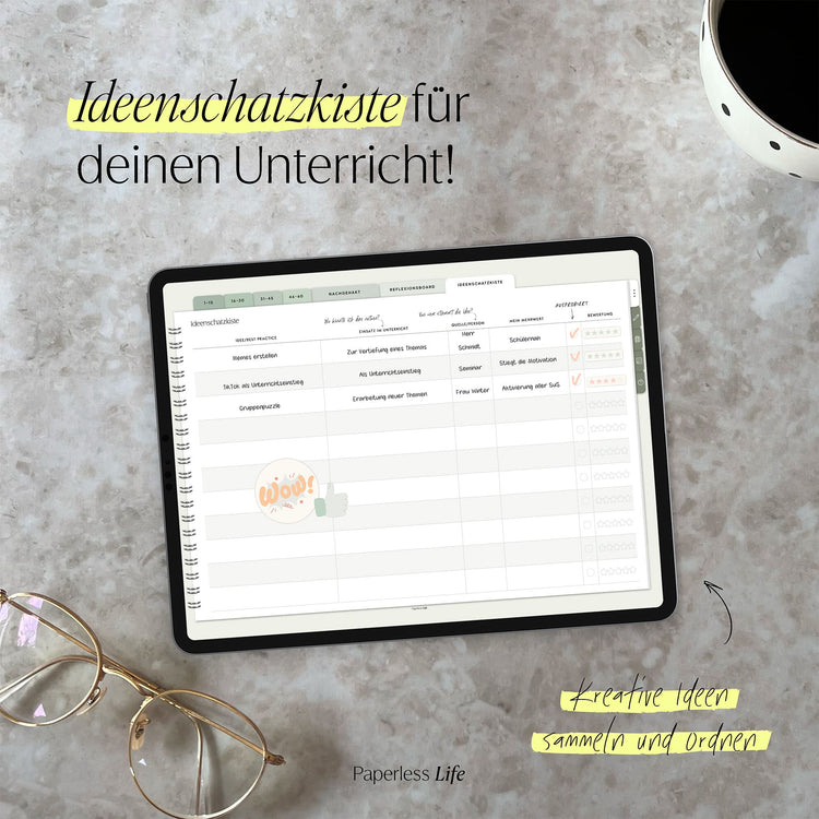 Digitales Notizbuch für Hospitationen