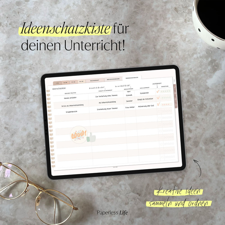 Digitales Notizbuch für Hospitationen
