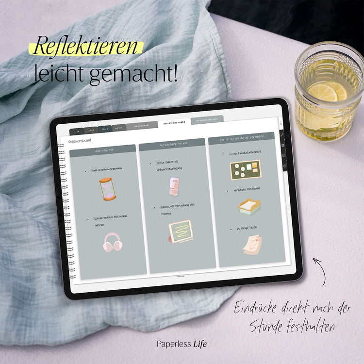 Digitales Notizbuch für Hospitationen