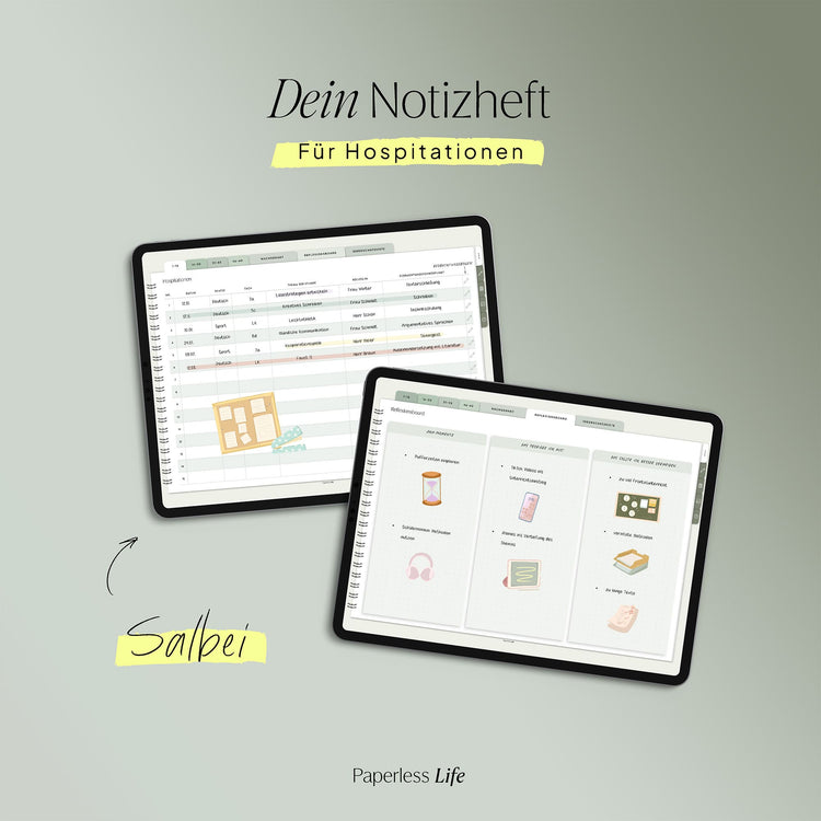 Digitales Notizbuch für Hospitationen