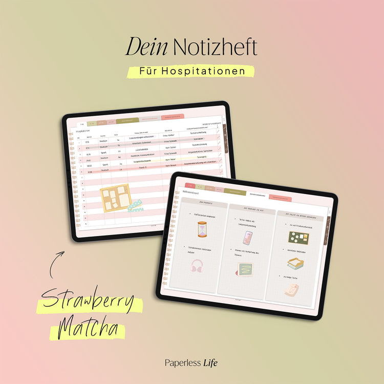 Digitales Notizbuch für Hospitationen